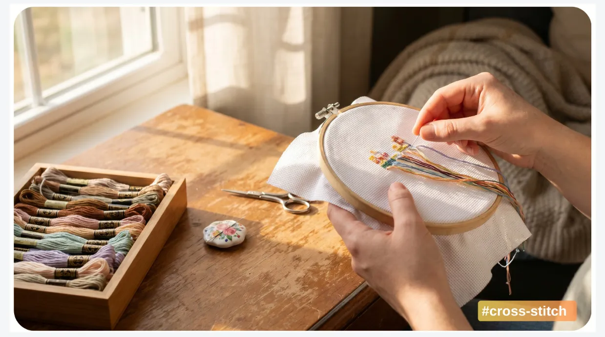How to Cross-Stitch Faster